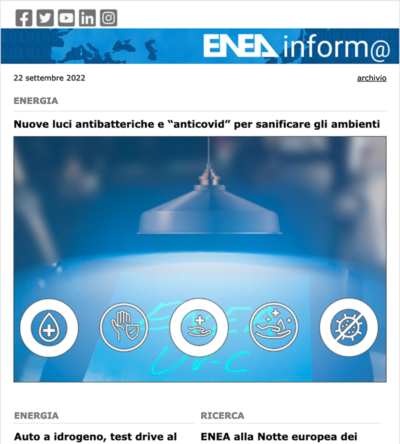 Eneainform@ 22 Settembre 2022 - Media