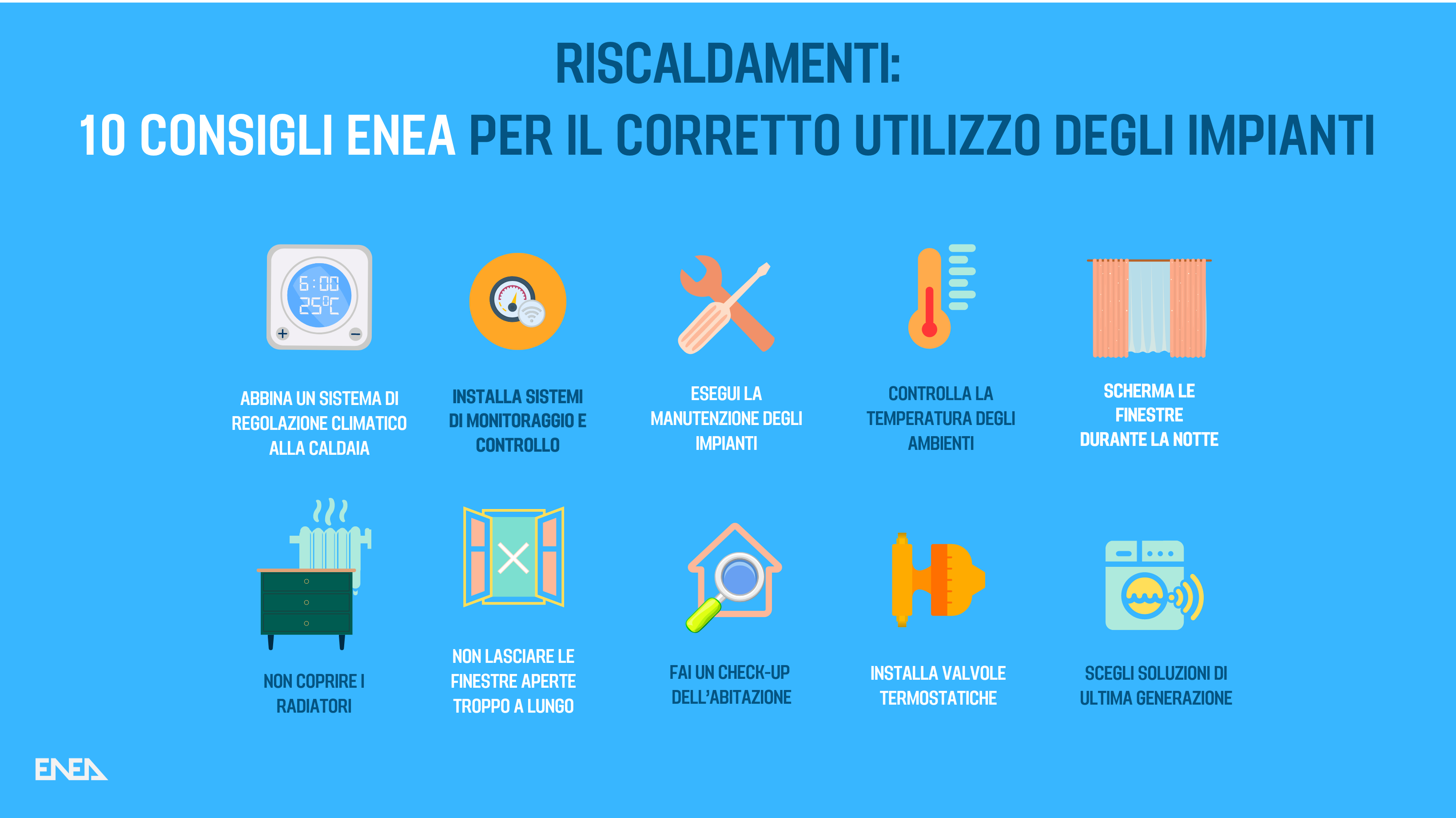 i consigli ENEA sui riscaldamenti 2024