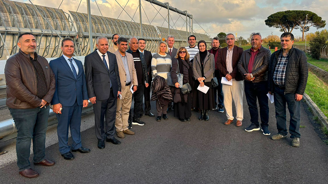 Visita delegazione Iraq nel Centro Ricerche ENEA in Casaccia