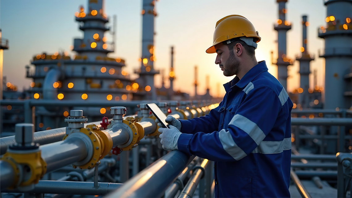 tecnico addetto al controllo delle tubature dal gas tecnico addetto al controllo delle tubature dal gas