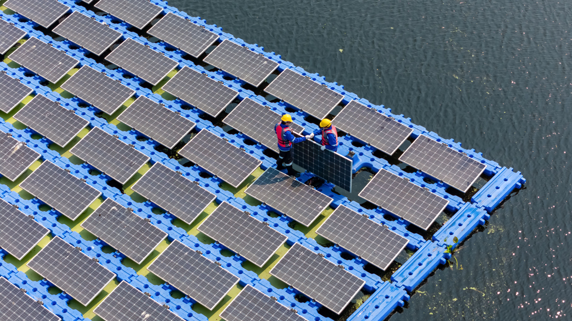 impianto fotovoltaico galleggiante