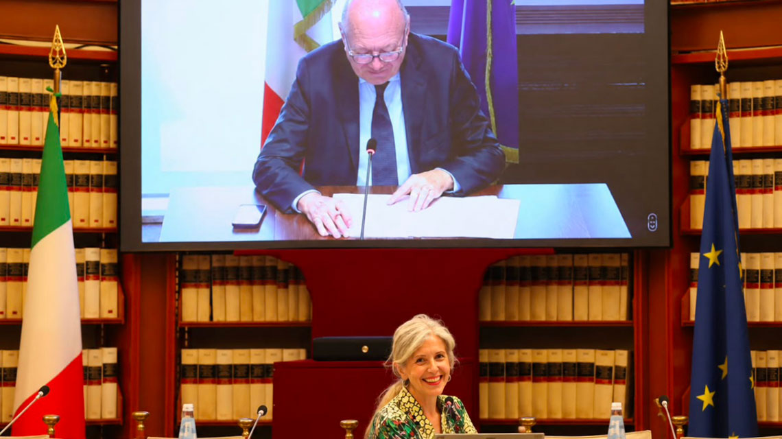 Ministro Gilberto Pichetto Fratin e la Presidente ENEA Francesca Mariotti Ministro Gilberto Pichetto Fratin e la Presidente ENEA Francesca Mariotti